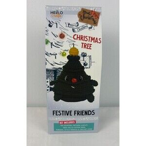 Knitty Critters Festive Friends Christmas Tree Crochet Kit KC927 Amigurumi Xmas